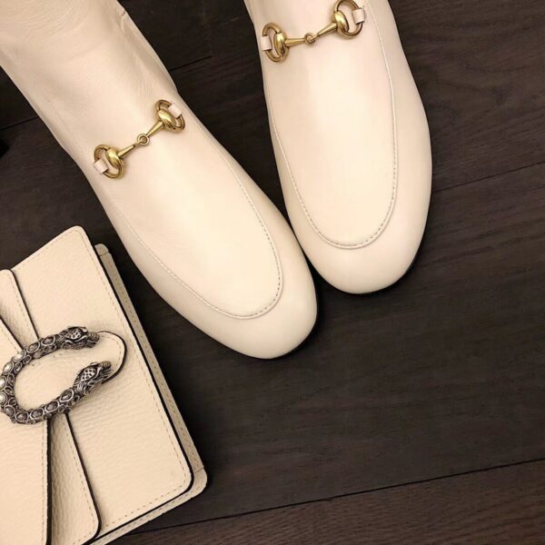 Gucci Jordaan Ankle BootsPre-Fall/Winter Collection White Women Shoes - Image 6