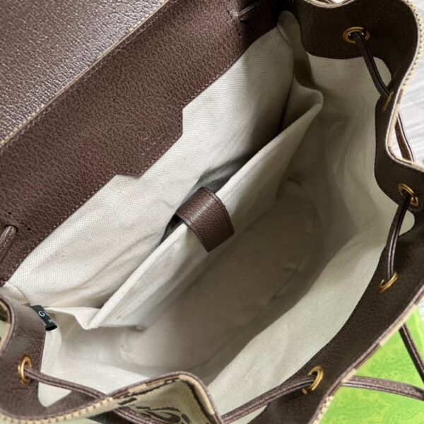 Gucci Jumbo GG Camel And Ebony Backpack 678829 - Image 9
