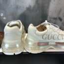 Gucci Logo Rhyton Dad Transparent Sole SneakersSpring/Summer Collection White Women Shoes