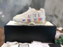 Gucci Logo Rhyton Dad Transparent Sole SneakersWhite/Multi Women Shoes