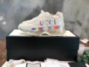 Gucci Logo Rhyton Dad Transparent Sole SneakersWhite/Multi Women Shoes