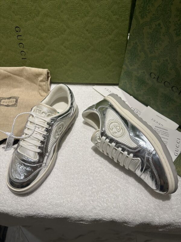Gucci MAC80 Sneaker Silver White EU35 - EU45 - Image 3