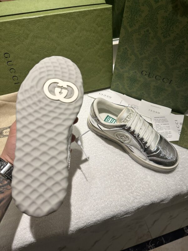Gucci MAC80 Sneaker Silver White EU35 - EU45 - Image 8