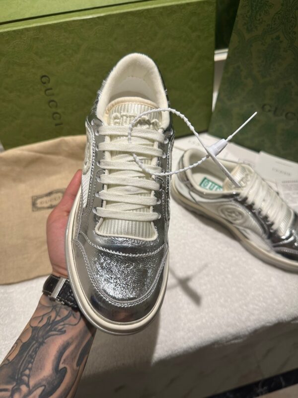 Gucci MAC80 Sneaker Silver White EU35 - EU45 - Image 6