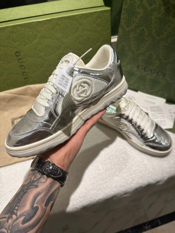 Gucci MAC80 Sneaker Silver White EU35 - EU45 - Image 7