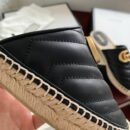 Gucci Marmont Espadrille SlippersSpring/Summer 2020 Collection, Black Women Shoes