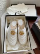 Gucci Marmont Espadrille SlippersSpring/Summer 2020 Collection, White Women Shoes