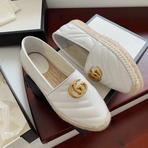 Gucci Marmont EspadrillesSpring/Summer 2020 Collection, White Women Shoes - Image 7