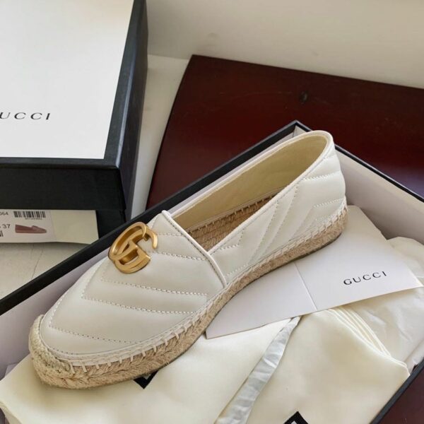 Gucci Marmont EspadrillesSpring/Summer 2020 Collection, White Women Shoes - Image 3