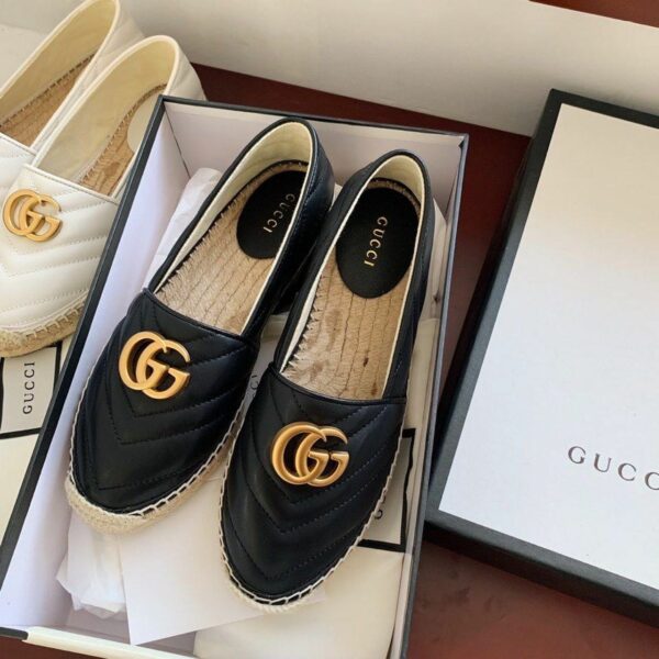 Gucci Marmont EspadrillesSpring/Summer Collection Black Women Shoes - Image 4