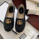 Gucci Marmont EspadrillesSpring/Summer Collection Black Women Shoes
