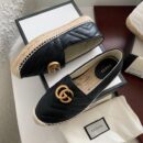 Gucci Marmont EspadrillesSpring/Summer Collection Black Women Shoes