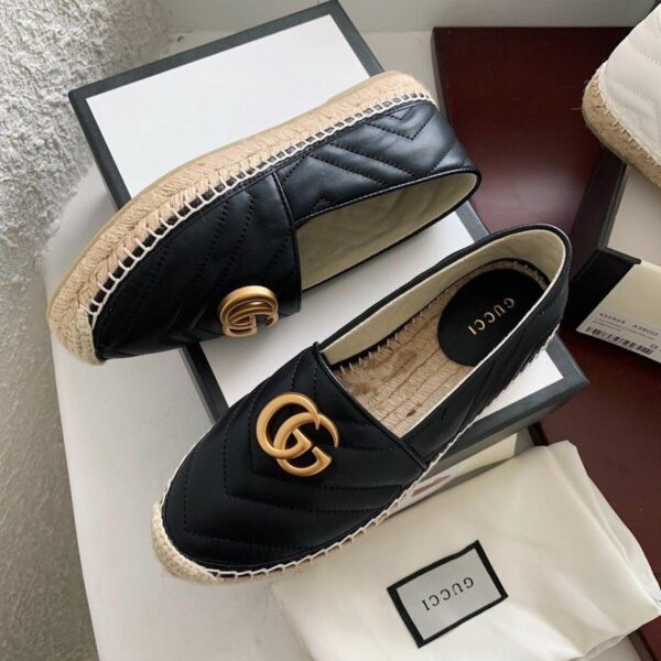 Gucci Marmont EspadrillesSpring/Summer Collection Black Women Shoes - Image 6