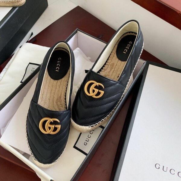 Gucci Marmont EspadrillesSpring/Summer Collection Black Women Shoes - Image 3