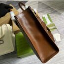 Gucci Medium Tote With Interlocking G Beige And Ebony GG Canvas 674148