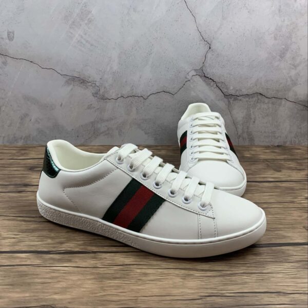 Gucci Men's Ace Leather Sneaker Size 7 - 11.5 US - Image 2