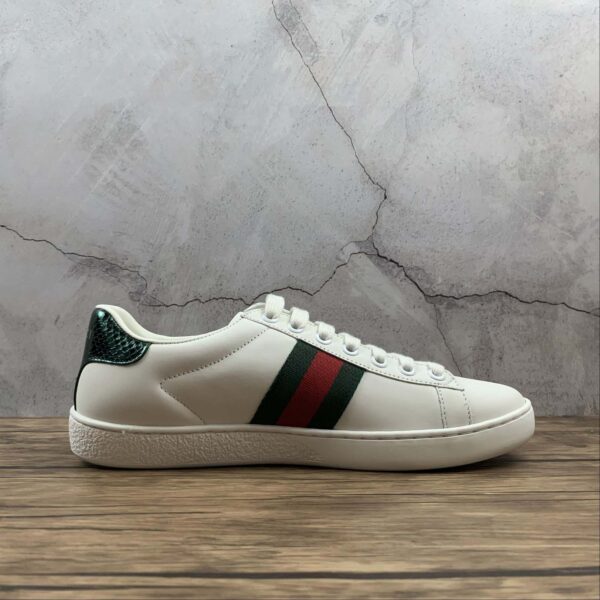 Gucci Men's Ace Leather Sneaker Size 7 - 11.5 US - Image 4