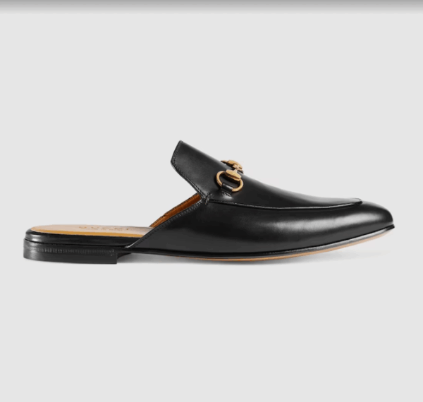 Gucci Mens Princetown Slipper in Black