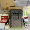 Gucci Ophidia GG Medium Grey And Black Backpack 598140