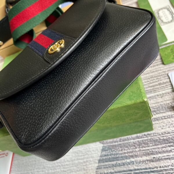 Gucci Ophidia Mini GG Shoulder Black Leather 722117 - Image 6