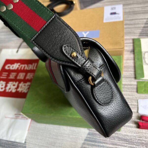 Gucci Ophidia Mini GG Shoulder Black Leather 722117 - Image 4