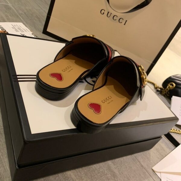 Gucci Peyton MulesSpring/Summer Collection Black Women Shoes - Image 2