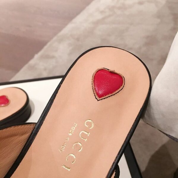 Gucci Peyton MulesSpring/Summer Collection Black Women Shoes - Image 7