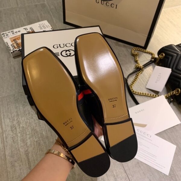 Gucci Peyton MulesSpring/Summer Collection Black Women Shoes - Image 7
