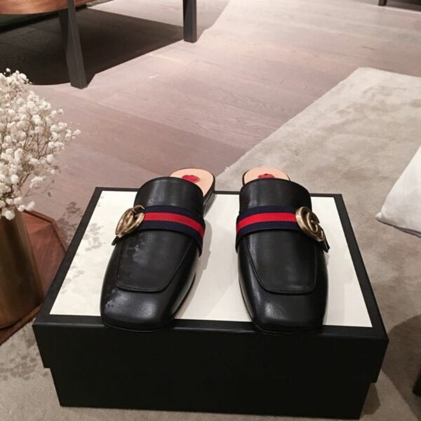 Gucci Peyton MulesSpring/Summer Collection Black Women Shoes - Image 2