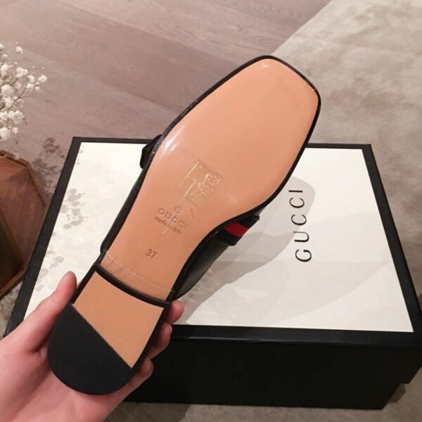 Gucci Peyton MulesSpring/Summer Collection Black Women Shoes - Image 8
