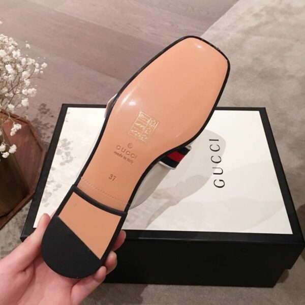 Gucci Peyton MulesSpring/Summer Collection White Women Shoes - Image 7