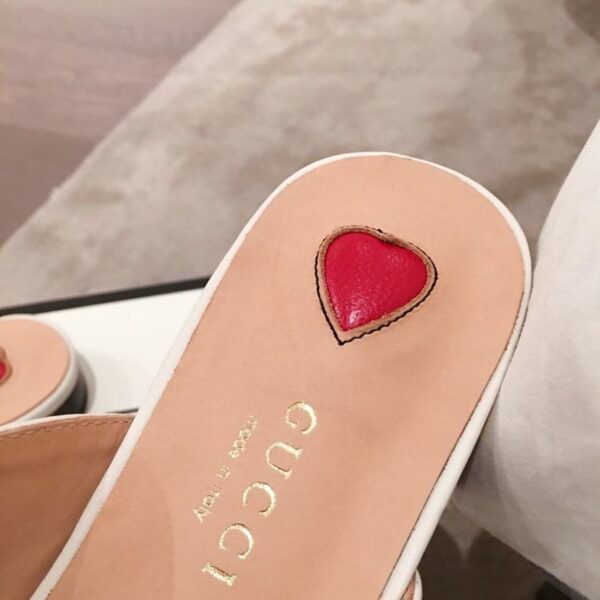 Gucci Peyton MulesSpring/Summer Collection White Women Shoes - Image 3