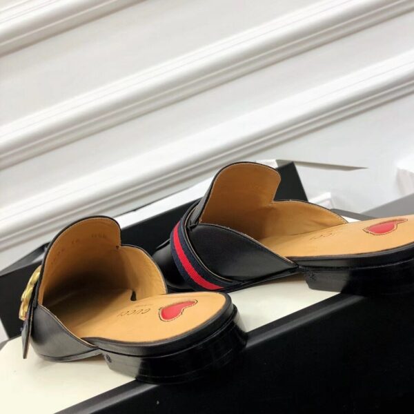 Gucci Peyton SlippersFall/Winter Collection Black Women Shoes - Image 3