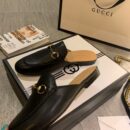 Gucci Princetown MulesSpring/Summer Collection Black Women Shoes