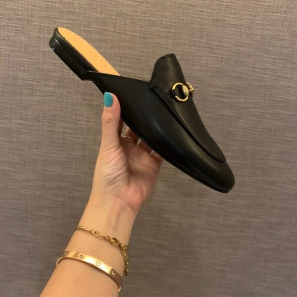 Gucci Princetown MulesSpring/Summer Collection Black Women Shoes - Image 2