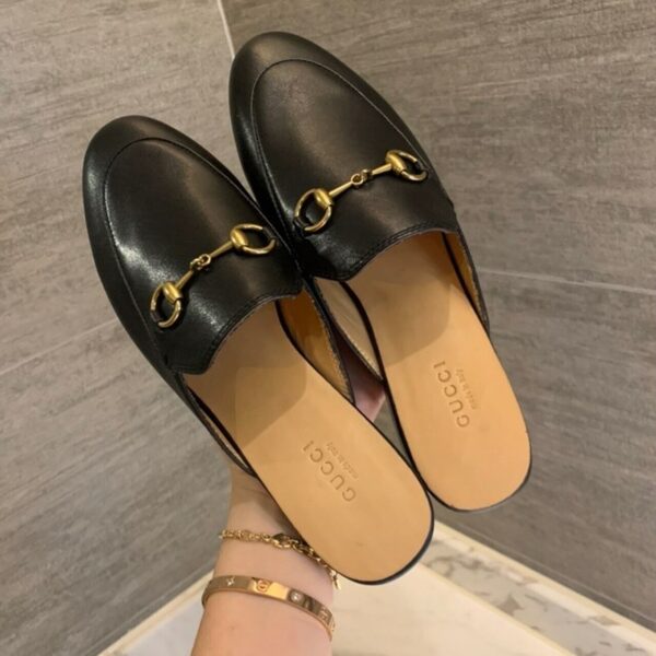 Gucci Princetown MulesSpring/Summer Collection Black Women Shoes - Image 3