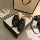 Gucci Princetown MulesSpring/Summer Collection Black Women Shoes