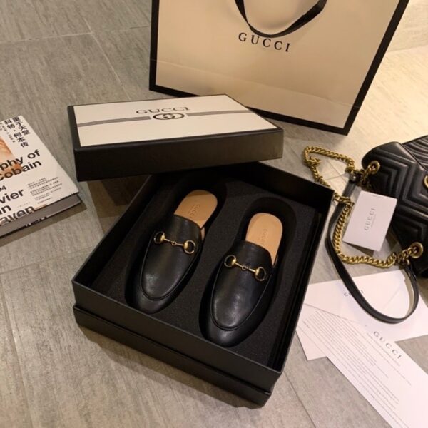 Gucci Princetown MulesSpring/Summer Collection Black Women Shoes - Image 7