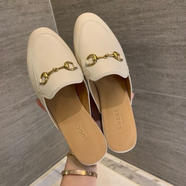 Gucci Princetown MulesSpring/Summer Collection White Women Shoes - Image 8