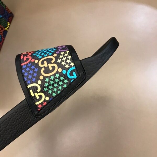 Gucci Psychedelic Butterfly Slide Sandals Spring/Summer 2020 Collection, Black Women Shoes - Image 9