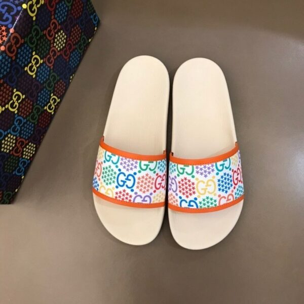 Gucci Psychedelic Butterfly Slide Sandals Spring/Summer 2020 Collection, White Women Shoes