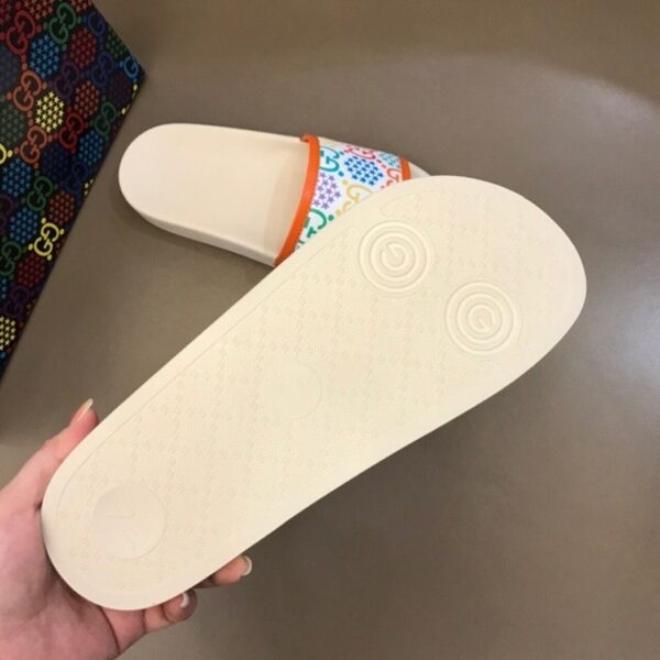 Gucci Psychedelic Butterfly Slide Sandals Spring/Summer 2020 Collection, White Women Shoes - Image 9
