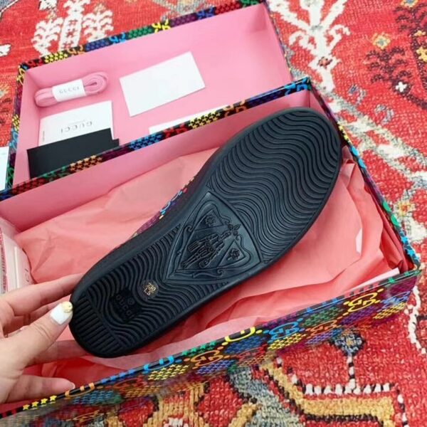 Gucci Psychedelic Sneakers ?610086Spring/Summer 2020 Collection, Black Women Shoes - Image 7