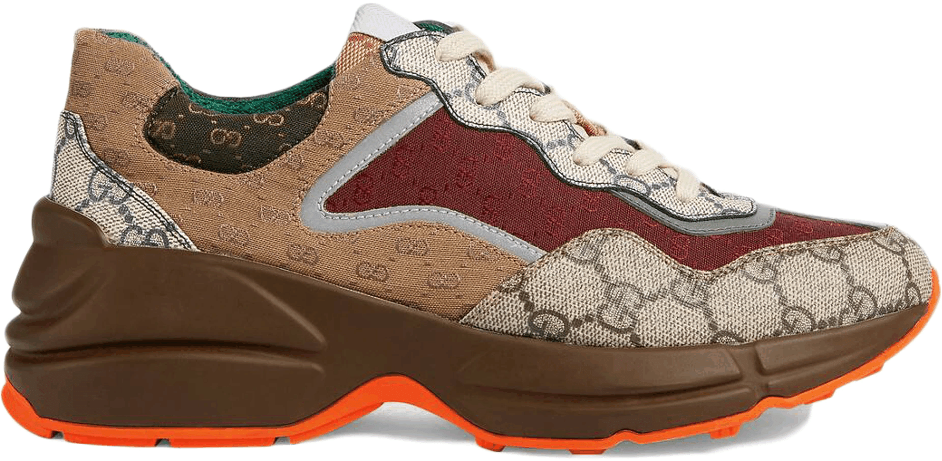 Gucci Rhyton Brick Red Shoes