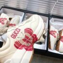 Gucci Rhyton Butterfly Unisex Dad SneakersSpring/Summer Collection White Women Shoes