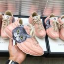 Gucci Rhyton Cat Unisex Dad SneakersSpring/Summer Collection Light Pink Women Shoes