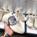 Gucci Rhyton Cat Unisex Dad SneakersSpring/Summer Collection Off White Women Shoes