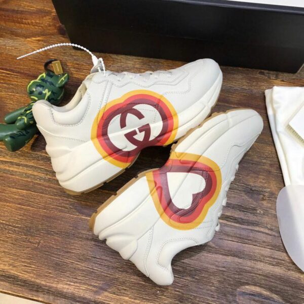Gucci Rhyton Dad Sneakers ??548639Spring/Summer 2020 Collection, White Women Shoes - Image 7