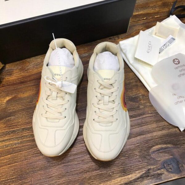 Gucci Rhyton Dad Sneakers ??548639Spring/Summer 2020 Collection, White Women Shoes - Image 8