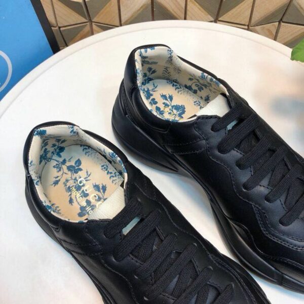 Gucci Rhyton Dad Sneakers ??550046Spring/Summer 2019 Collection, Black Women Shoes - Image 7